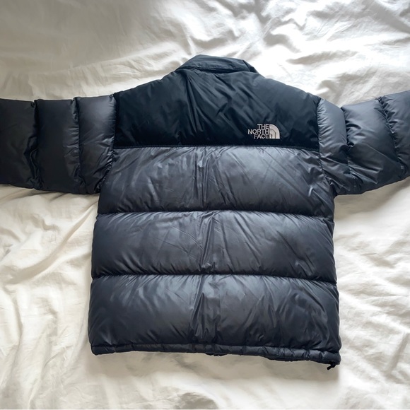 🌘 the north face nupste puffer in grey/black - Picture 4 of 4